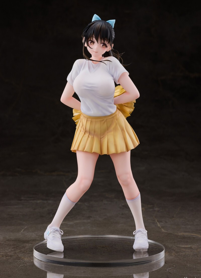 Anime Aya The Cheerleader 1/6 PVC Figure Model Statues Collectible Art  28cm