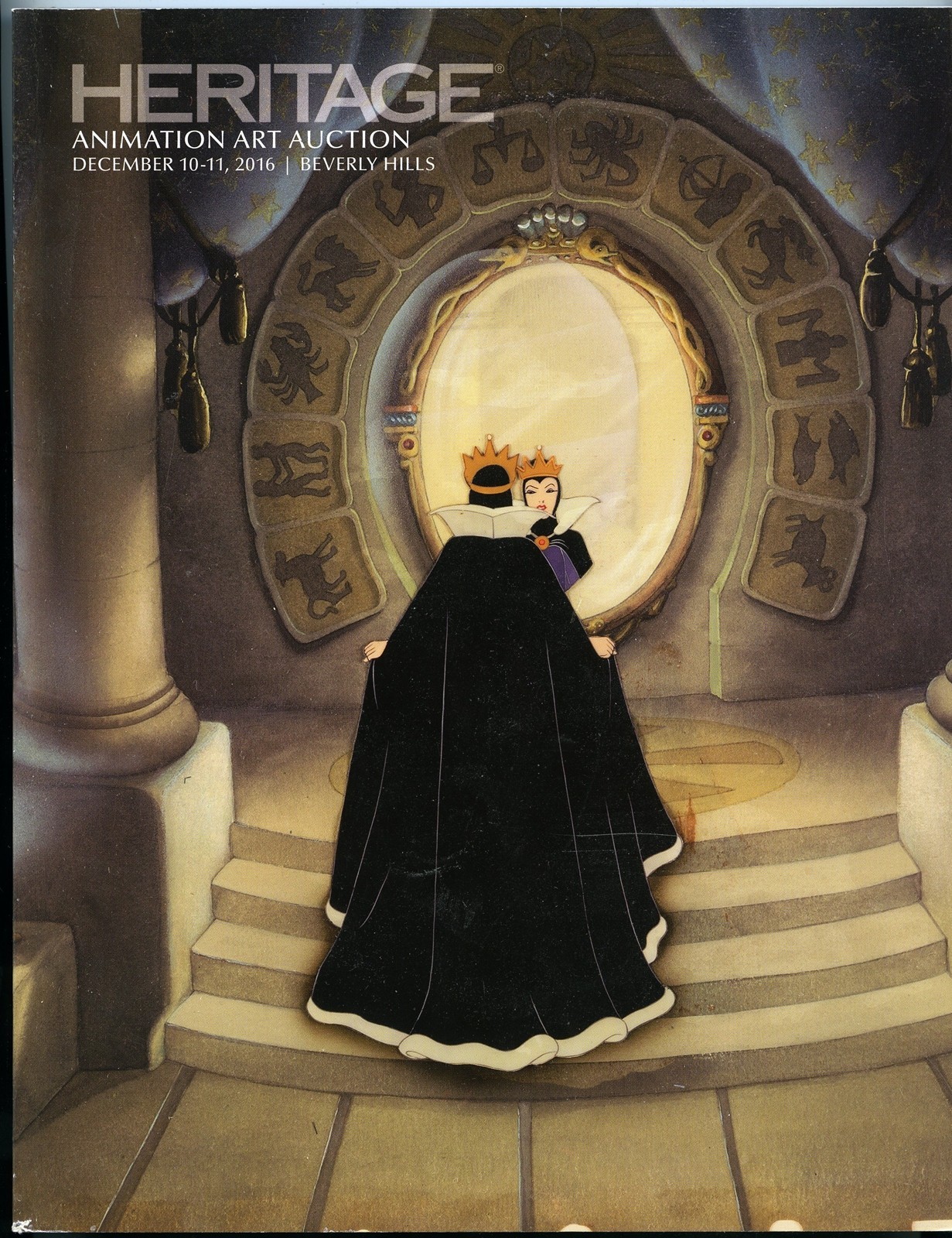 Walt Disney SNOW WHITE Evil Queen Animation Art Catalog 2016 Heritage Auctions