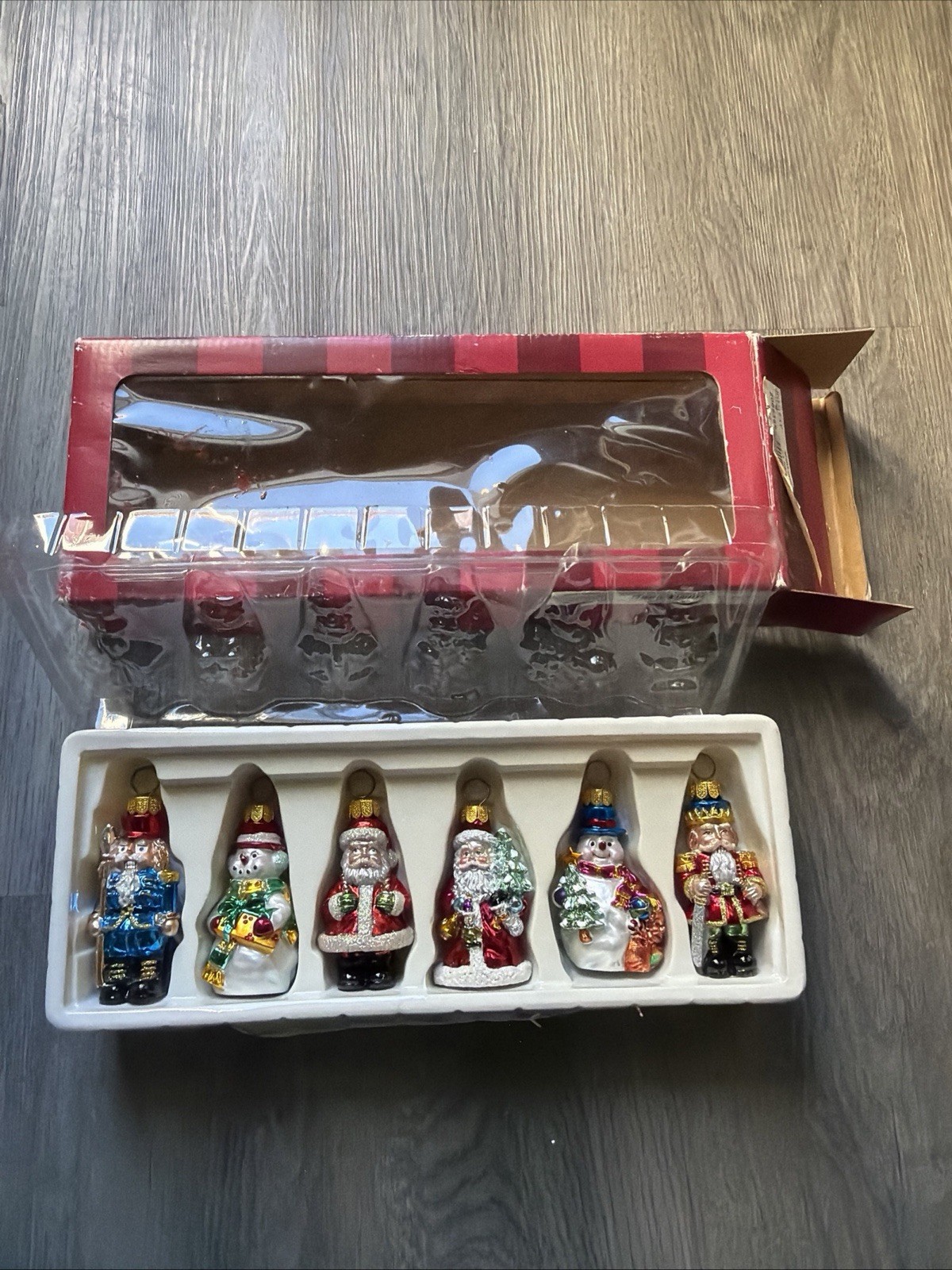 Vintage Bombay Christmas Ornaments - Blown Glass 