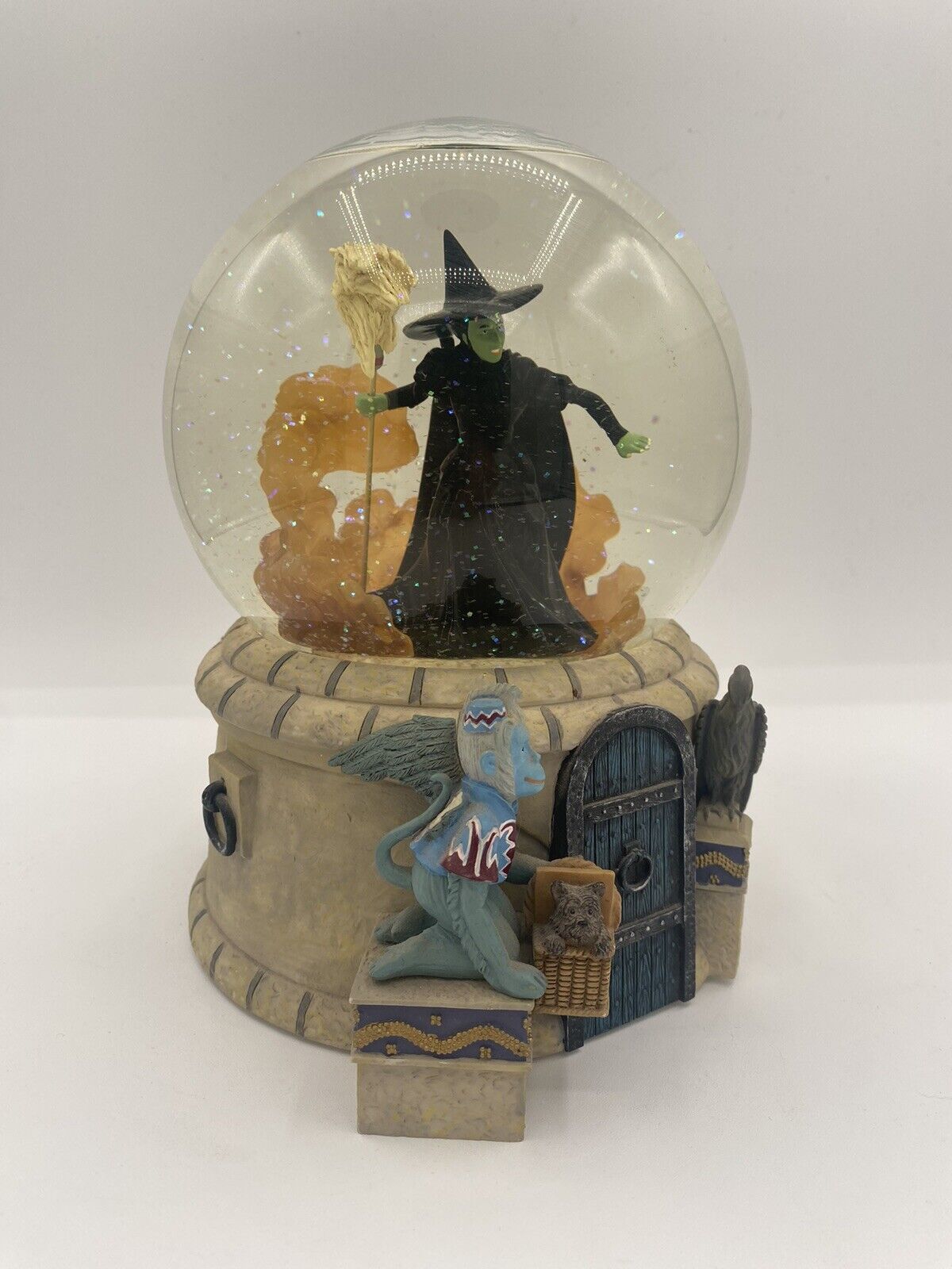 wizard of oz snow globe music box Wicked Witch Of West, Very Rare Vintage 2000’s