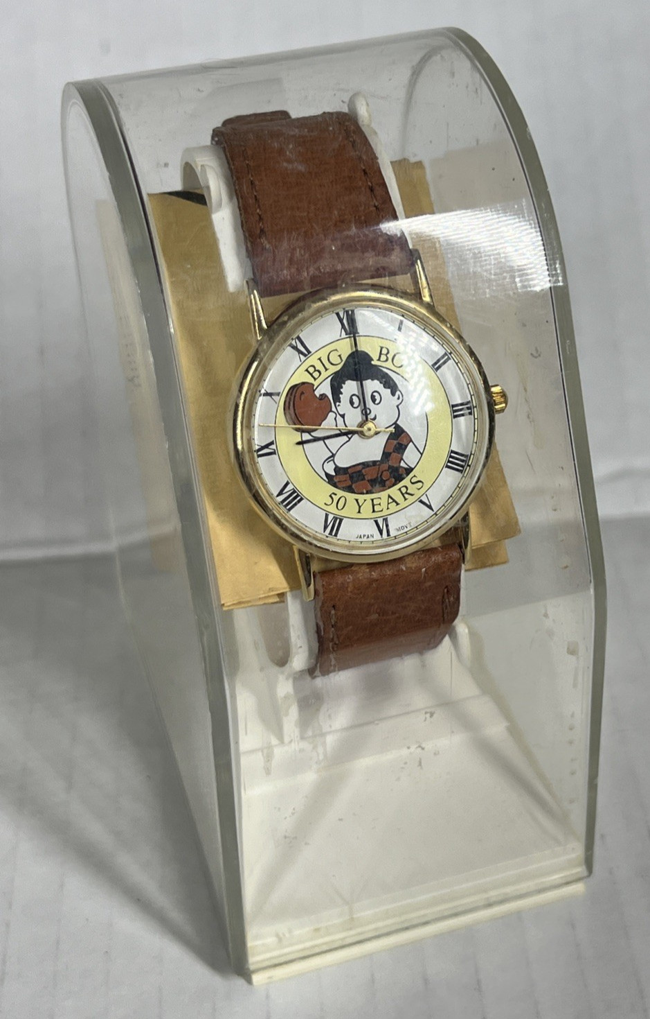 Elias Brothers Big Boy Restaurant Promo 50th Anniversary Quarts Watch NOS