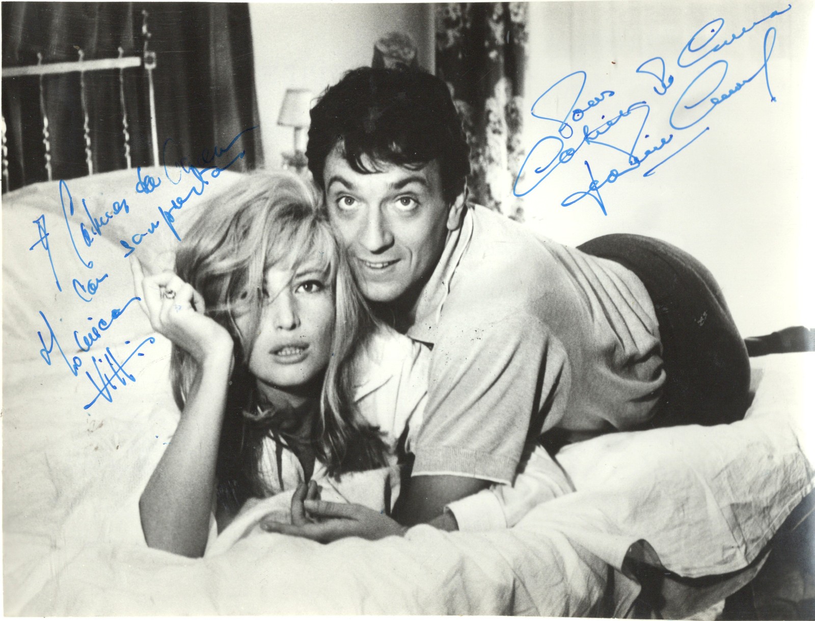ACTORS MONICA VITTI & JEAN-PIERRE CASSEL \