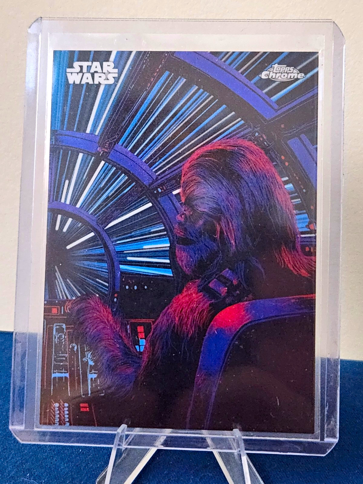 2025 Topps Chrome Star Wars Chewbacca #KL-6 Kyber Light Card SSP Case Hit