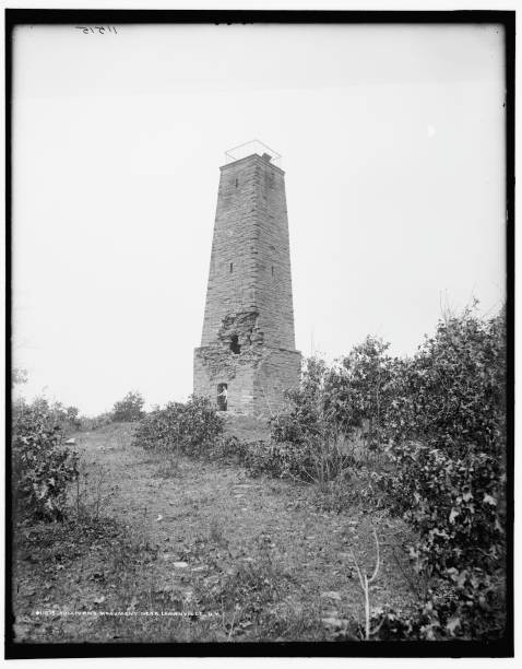 Sullivan\'s Monument near Lowmanville ie Lowman NY circa 1900 Old Photo