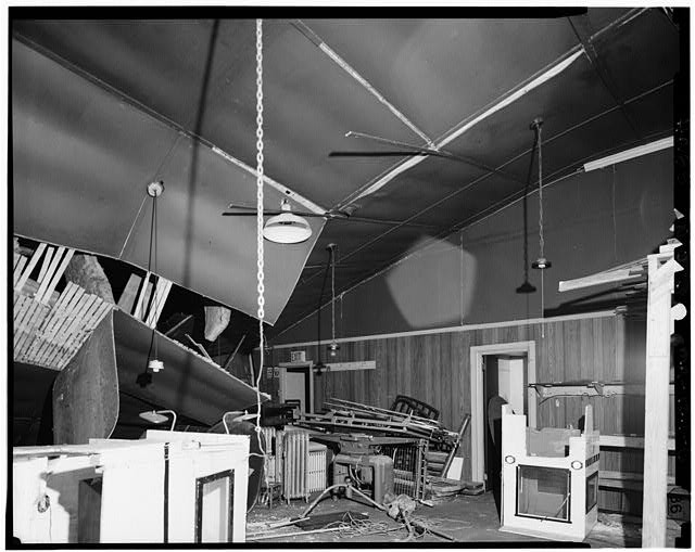 Webster MA North Village Schoolhouse 1987 Former Classroom Interior HABS