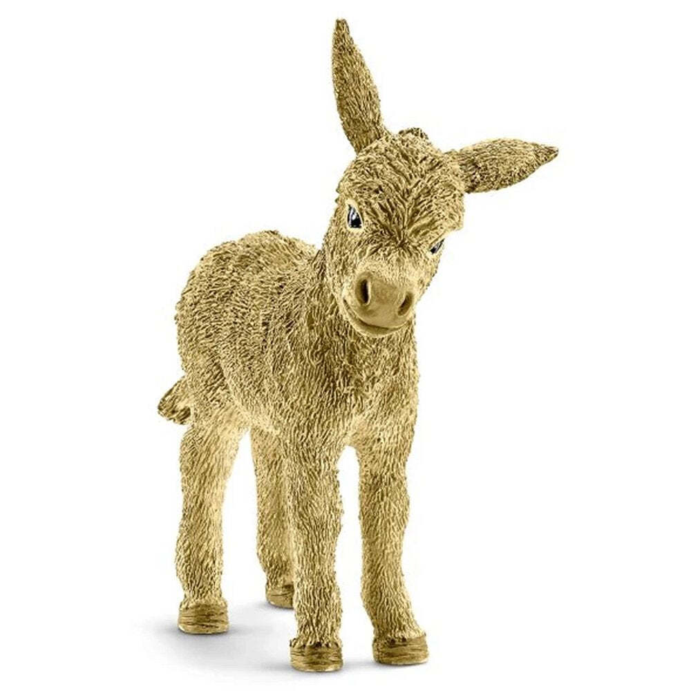 NEW Schleich 72145 Special Edition Golden Donkey RETIRED farm life limited NEW Schleich 72145 Special Edition Golden Donkey RETIRED farm life limited