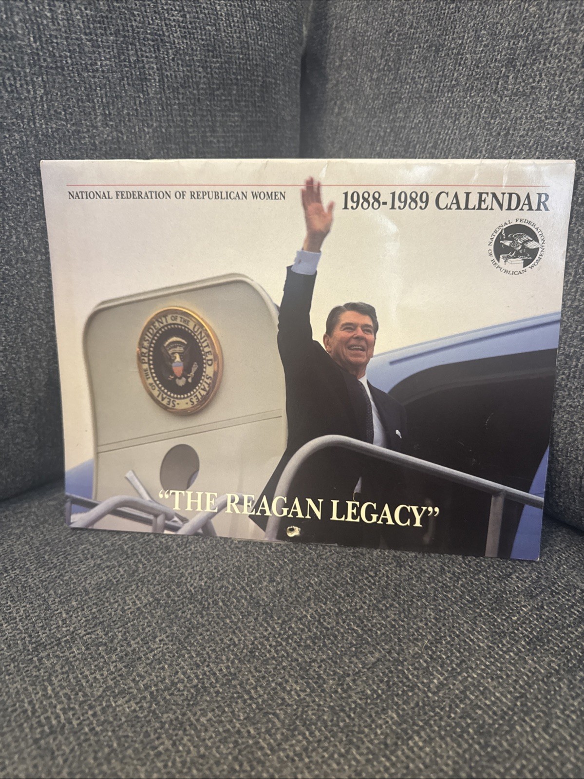 THE REAGAN LEGACY CALENDAR 1988-89 national federation of republican women