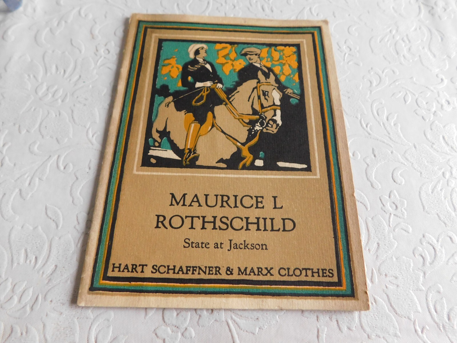1924 VINTAGE ORIGINAL ART NOUVEAU CATALOG HART SCHAFFNER MARX CATALOG
