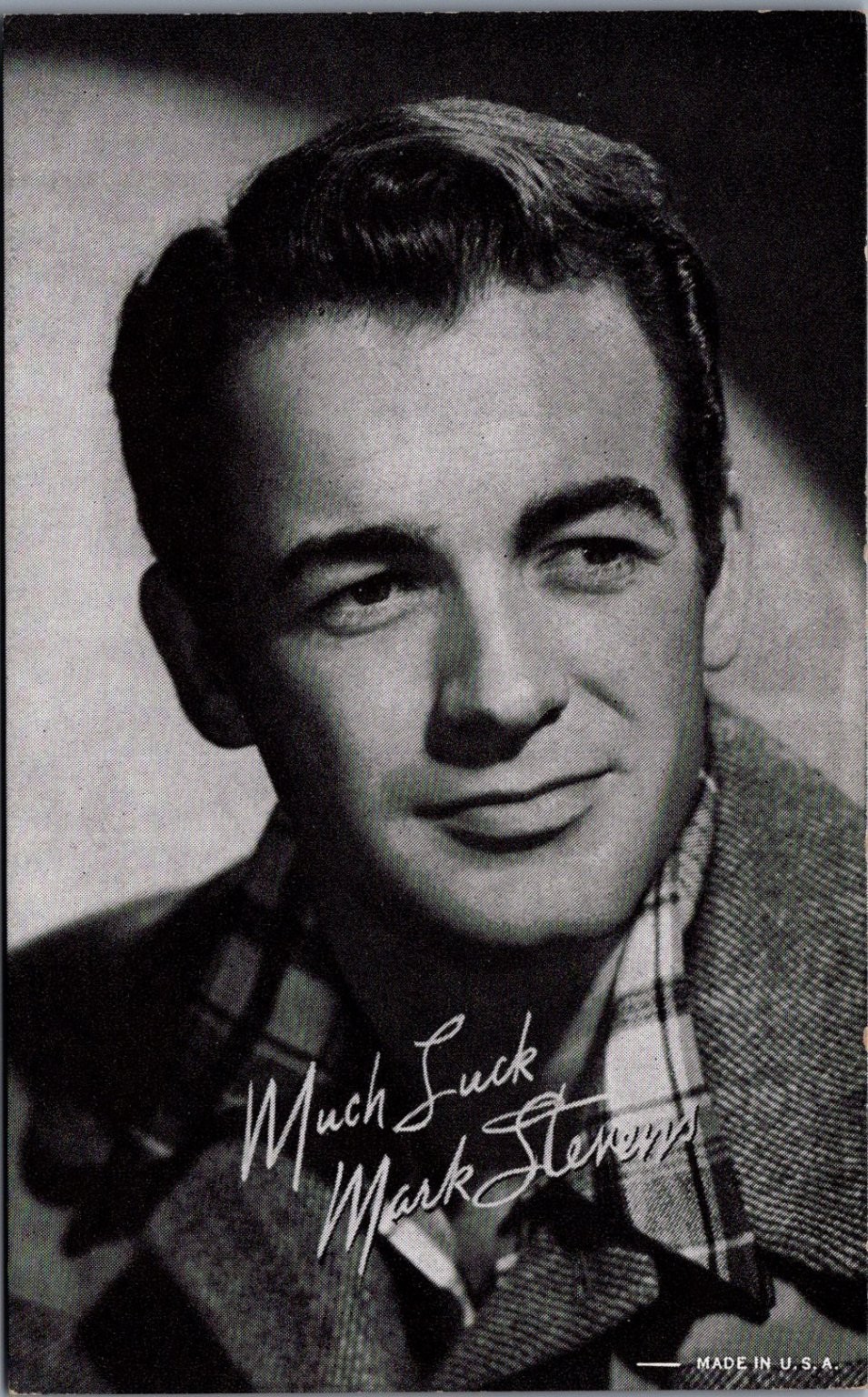 Mark Stevens Mutoscope Card Vintage Actor Movie Star Portrait Postcard Mark Stevens Mutoscope Card Vintage Actor Movie Star Portrait Postcard