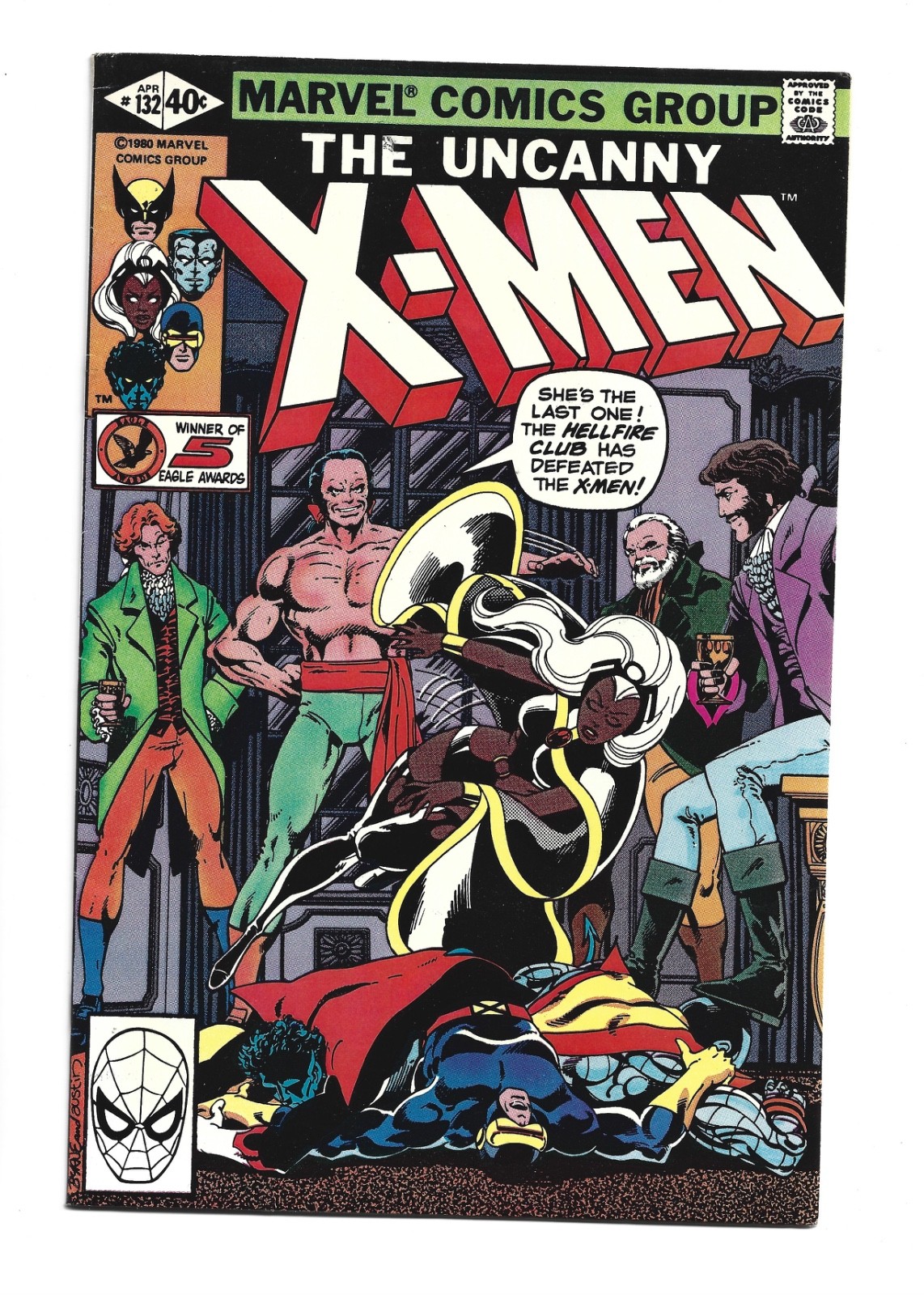 Uncanny X-Men #132, VF 8.0; 1st Appearance Sage; Hellfire Club