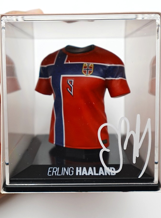 Erling Haaland Norway World Cup 2026 MyJersey By FanCollex Mini Home Jersey