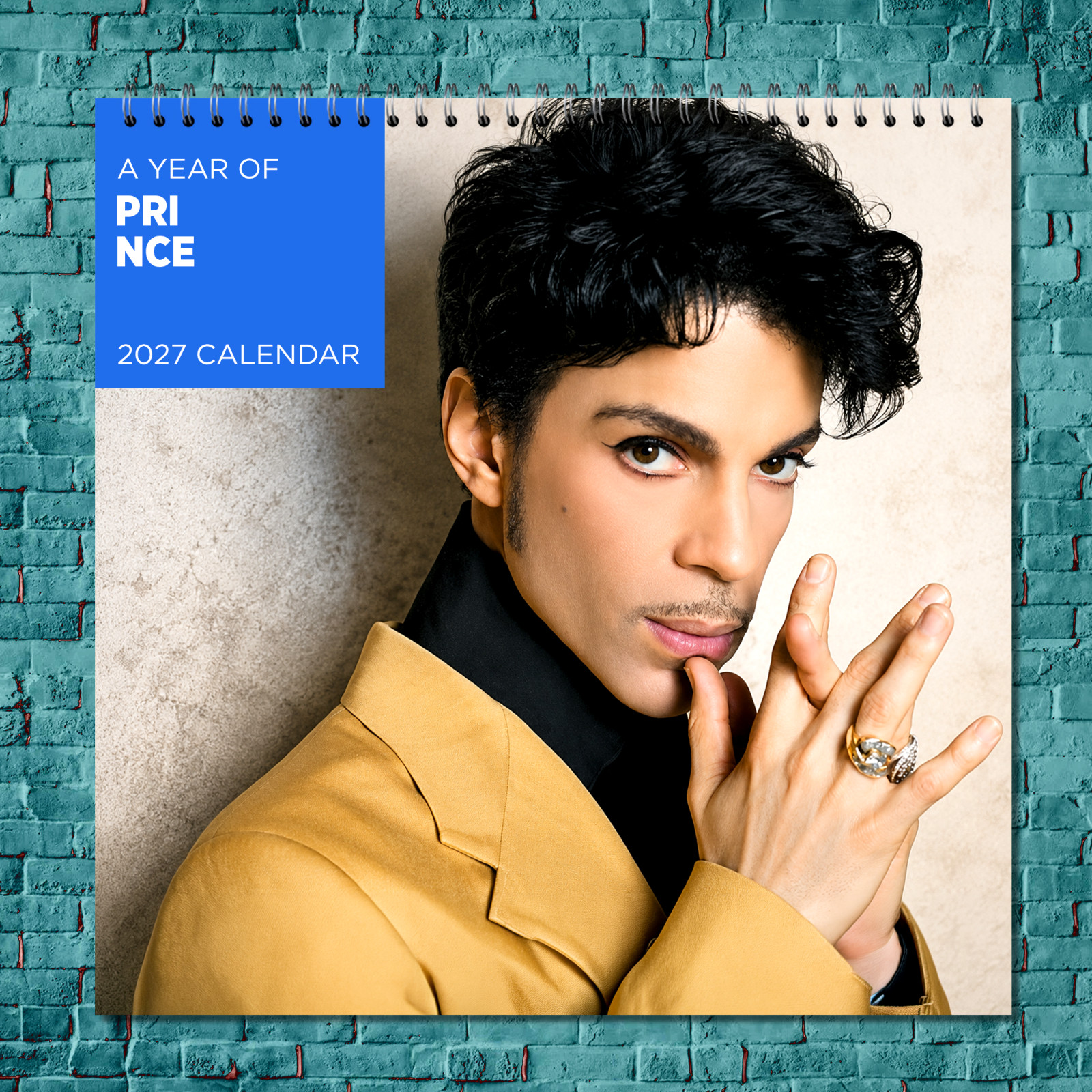 Prince 2027 Wall Calendar 12 Month Celebrity Photo Fan Collectible