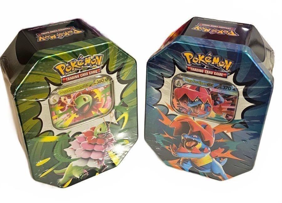 Pokémon TCG Ascended Heroes Mega Meganium And Feraligatr (2/Two) Tins Sealed