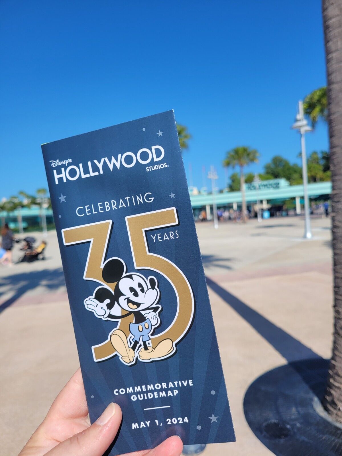 Disney Hollywood Studios 35th Anniversary Dated Commemorative Map Poster 5/1/24