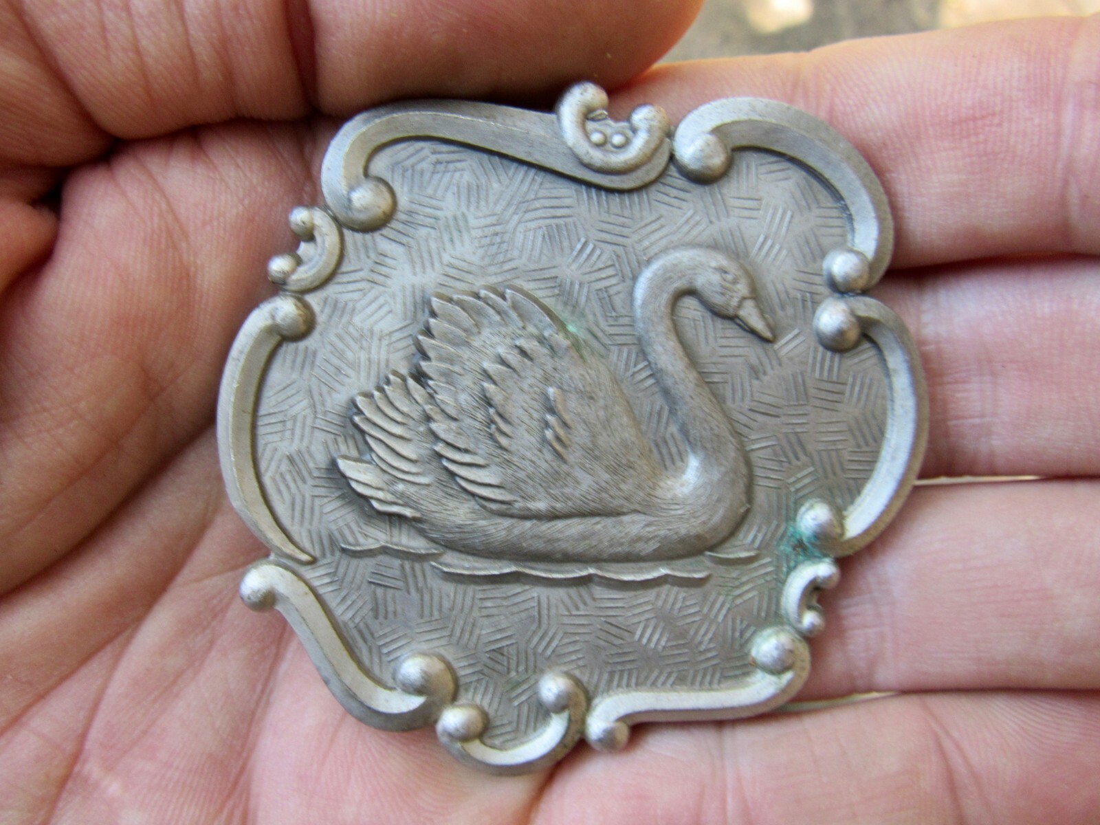 Vtg SCHWAN'S Metal Plate 3D Plaque Dairy Emblem Jostens YELLOH Schwans RARE VG+