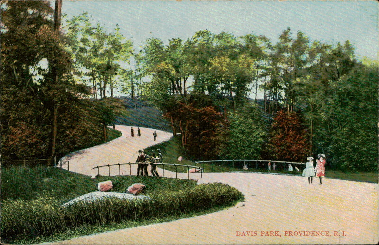 Postcard: DAVIS PARK, PROVIDENCE, R. I.