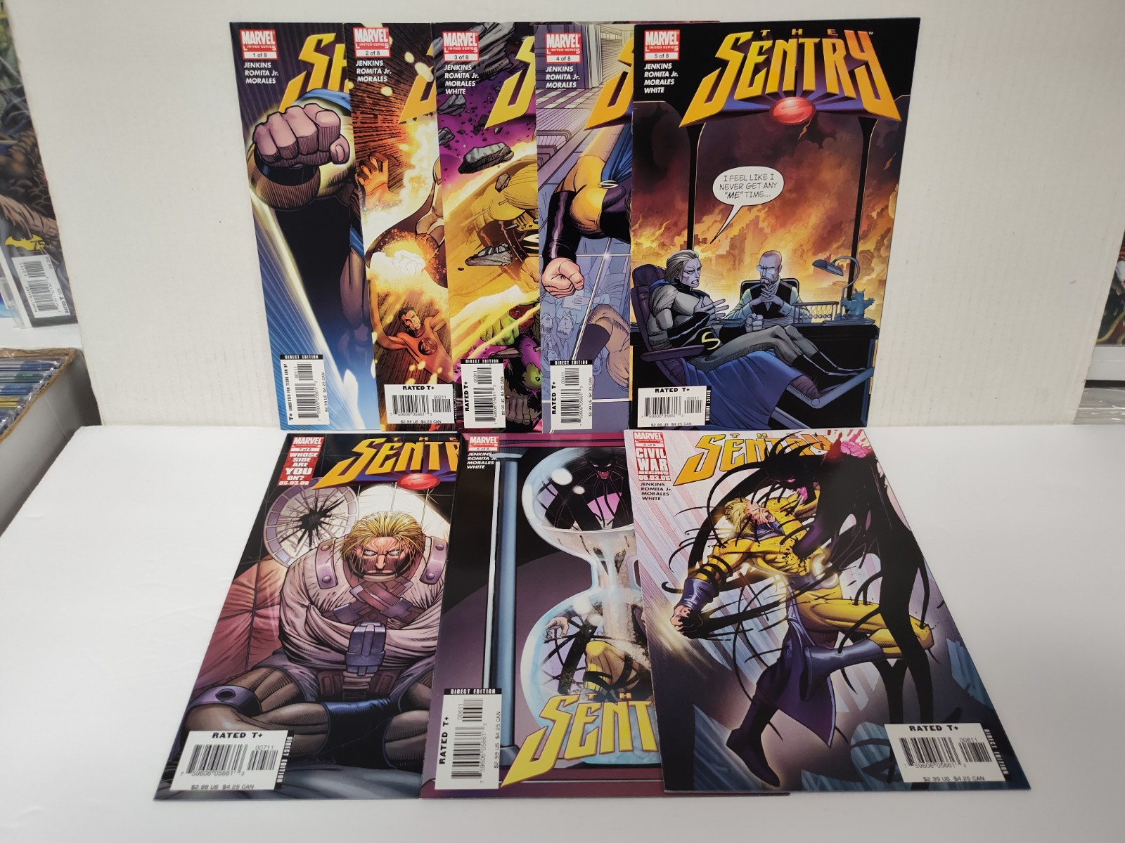 Sentry Vs X-Men , Spider Man, Hulk, FfF , Void &Sentry (2005) 1-8 COMPLETE Sets