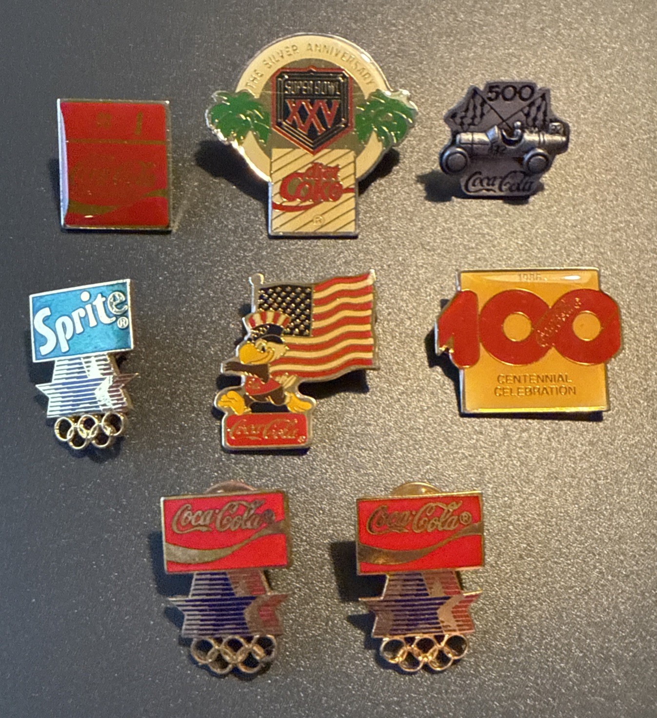 Vintage Coca Cola Pin Lot of 8 Classic Collectible Pins Coke Advertising Vintage Coca Cola Pin Lot of 8 Classic Collectible Pins Coke Advertising