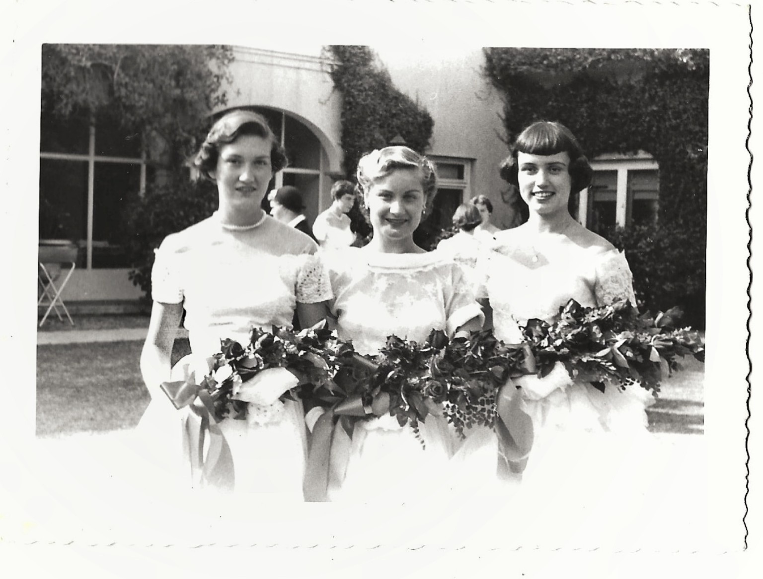 ANOAKIA SCHOOL ARCADIA CA Vintage Photo Pretty Girls 1950s Dress Fashion Names