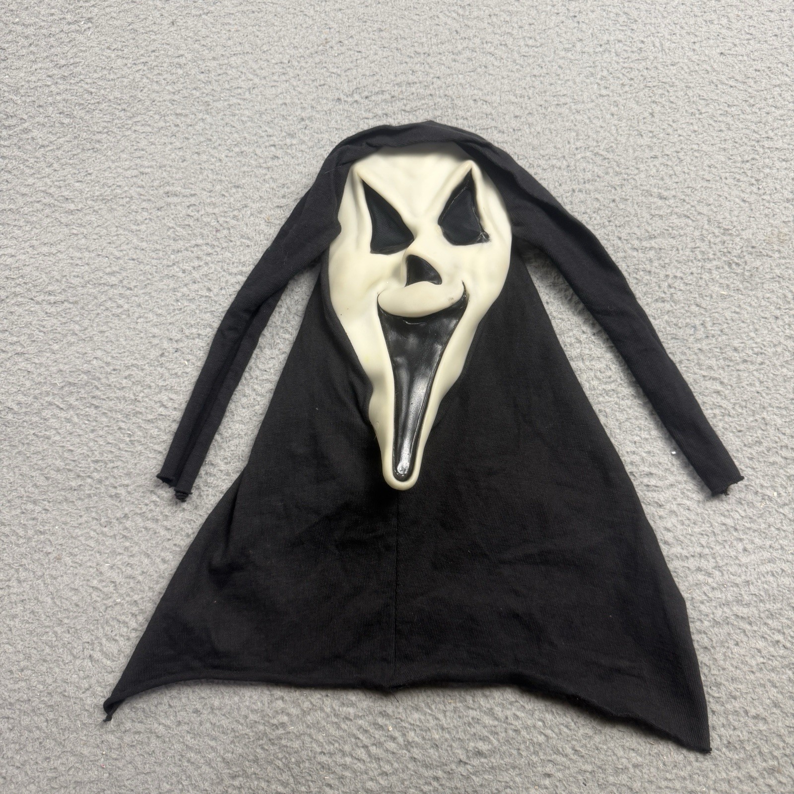 Vintage Scream Mask Grin Smiling Fun World Div Glow In Dark Ghost Face