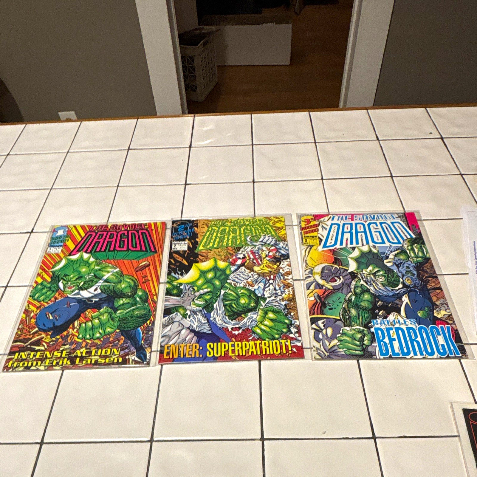SAVAGE DRAGON #1 #2 #3 Lot Complete 1992 Mini Series Image Comics Erik Larsen SAVAGE DRAGON #1 #2 #3 Lot Complete 1992 Mini Series Image Comics Erik Larsen