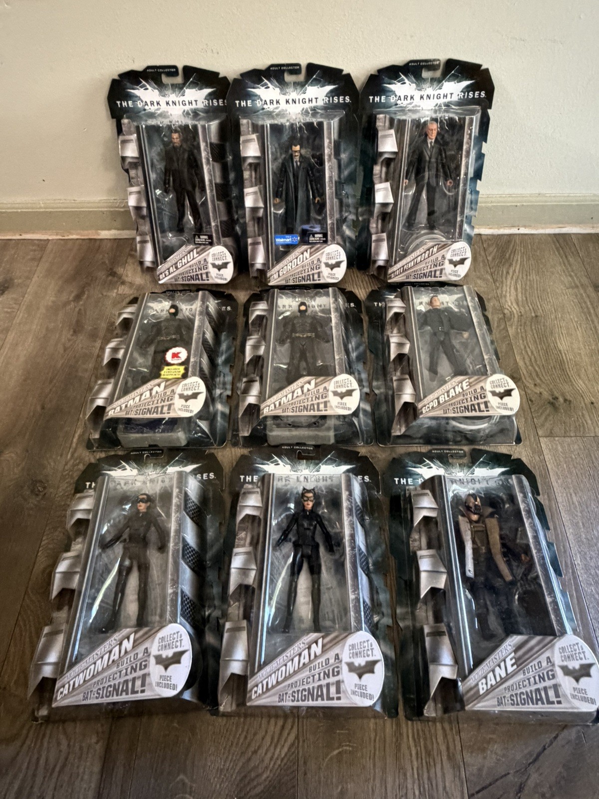 BATMAN DARK KNIGHT RISES MOVIE MASTERS FULL SET LOT OF 9 DC Figures Mattel BANE BATMAN DARK KNIGHT RISES MOVIE MASTERS FULL SET LOT OF 9 DC Figures Mattel BANE