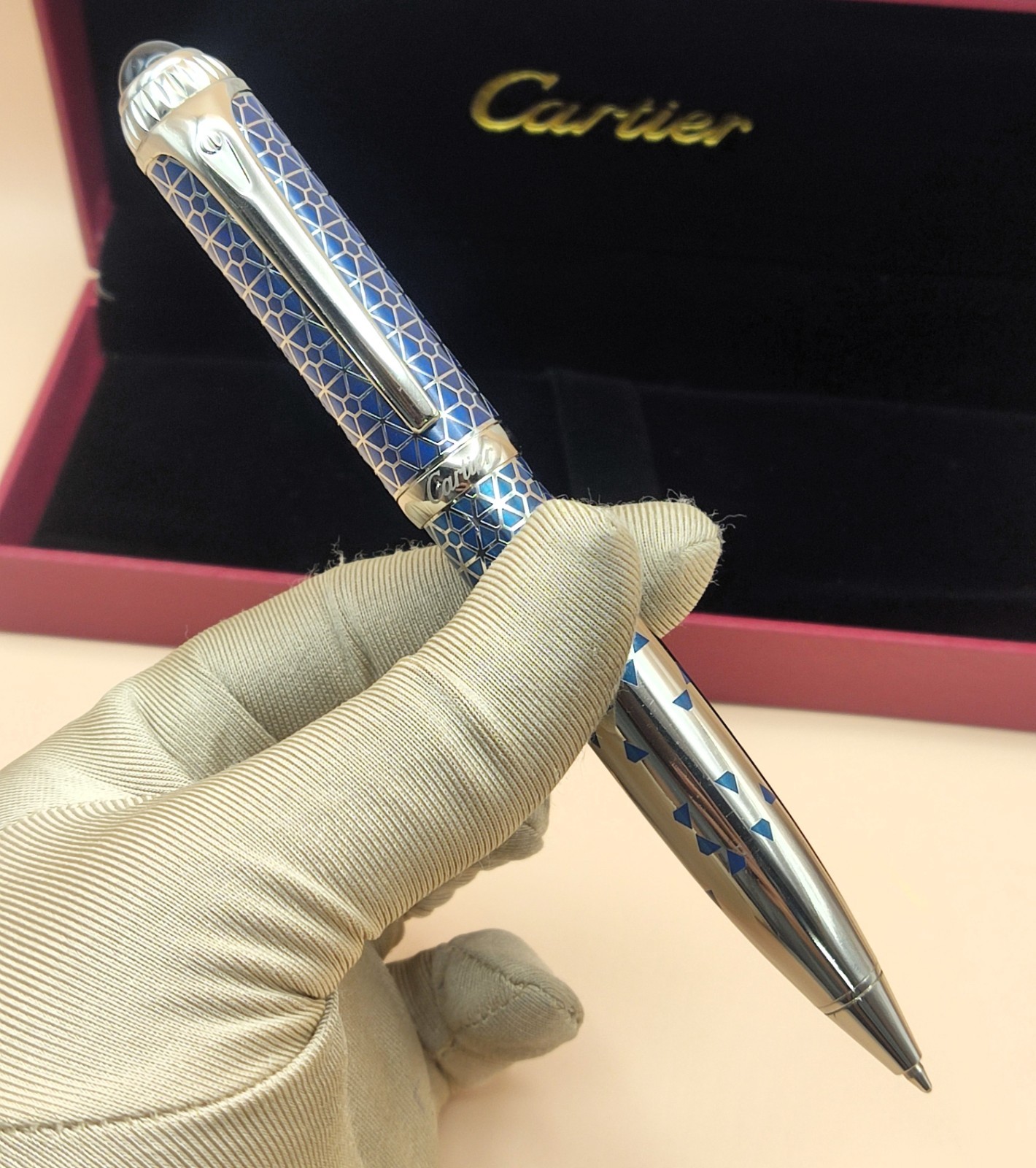 Rare Cartier Santos De Cartier Special Limited Edition Collectable Ballpoint Pen