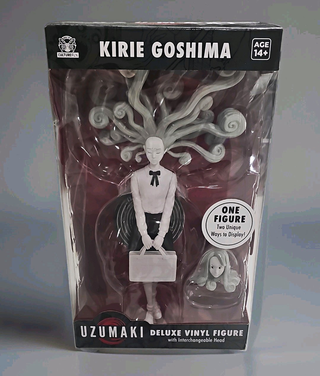 CultureFly Uzumaki Kirie Goshima Deluxe Vinyl Figure Interchangeable Head 11.25\