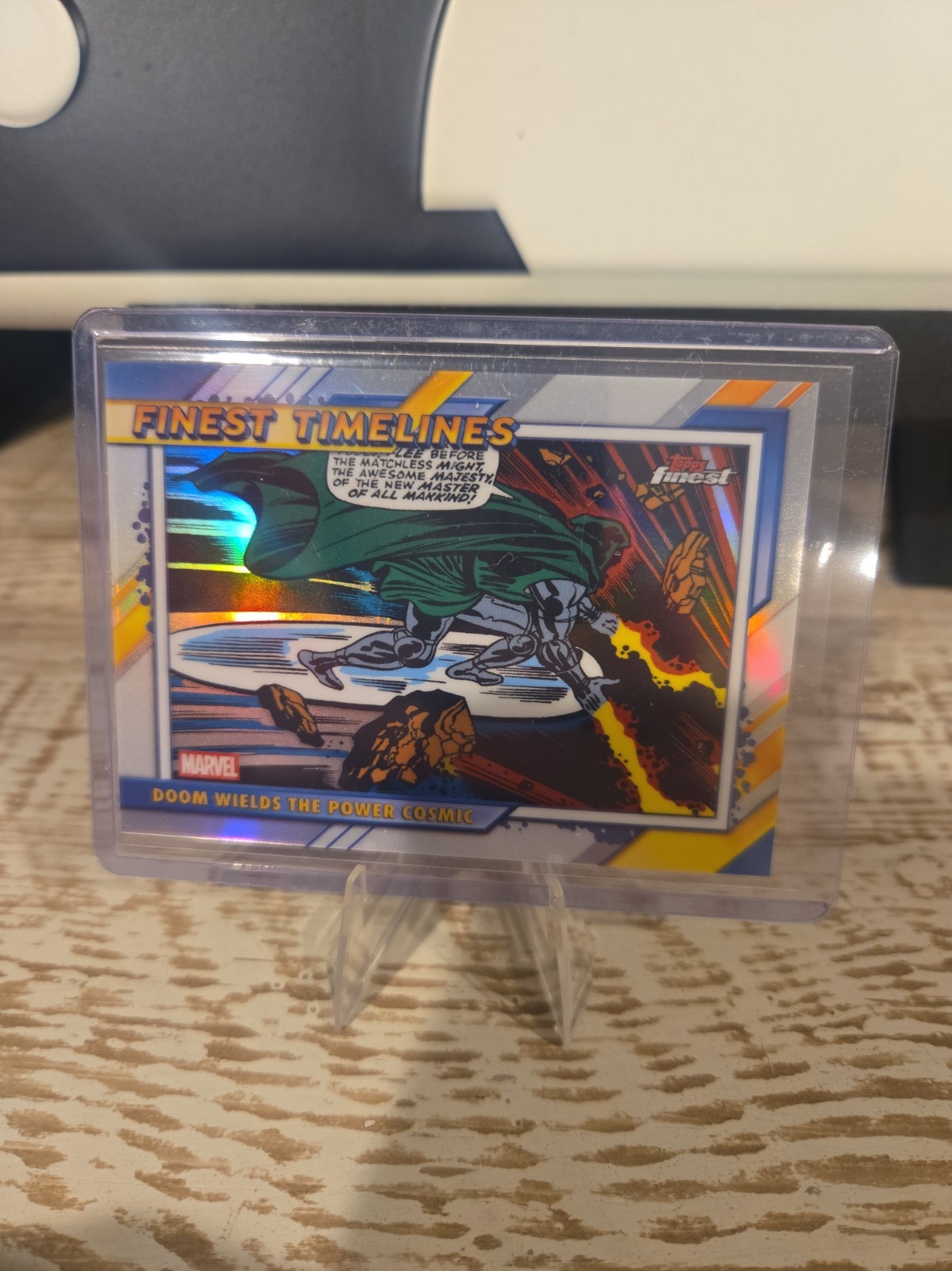 CASE HIT HOLO 2026 Topps Finest Timelines Doctor Doom Wields the Power Cosmic