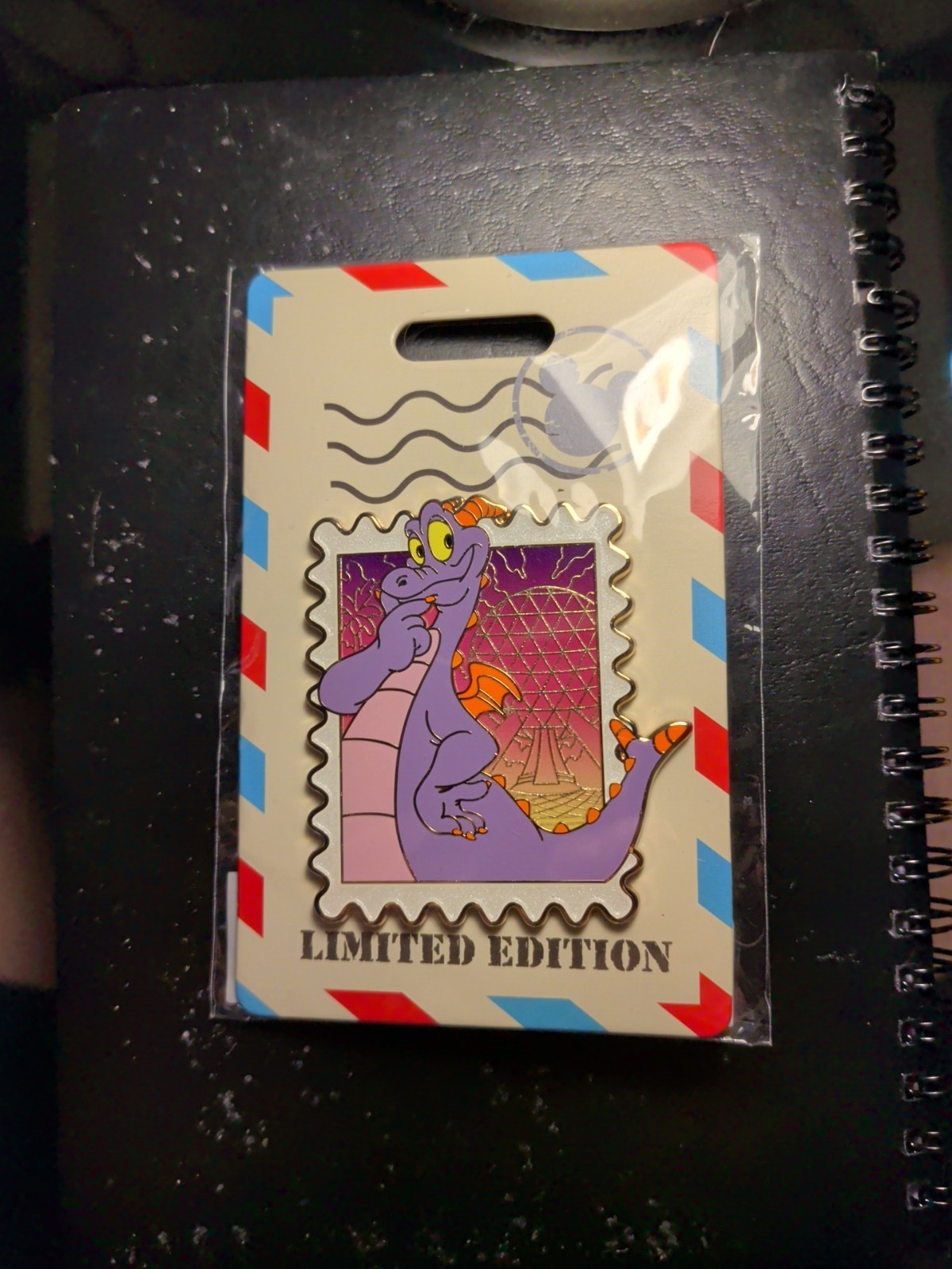 2025 Disney Destination D23 WDI MOG Pin Park Stamps Figment LE 400