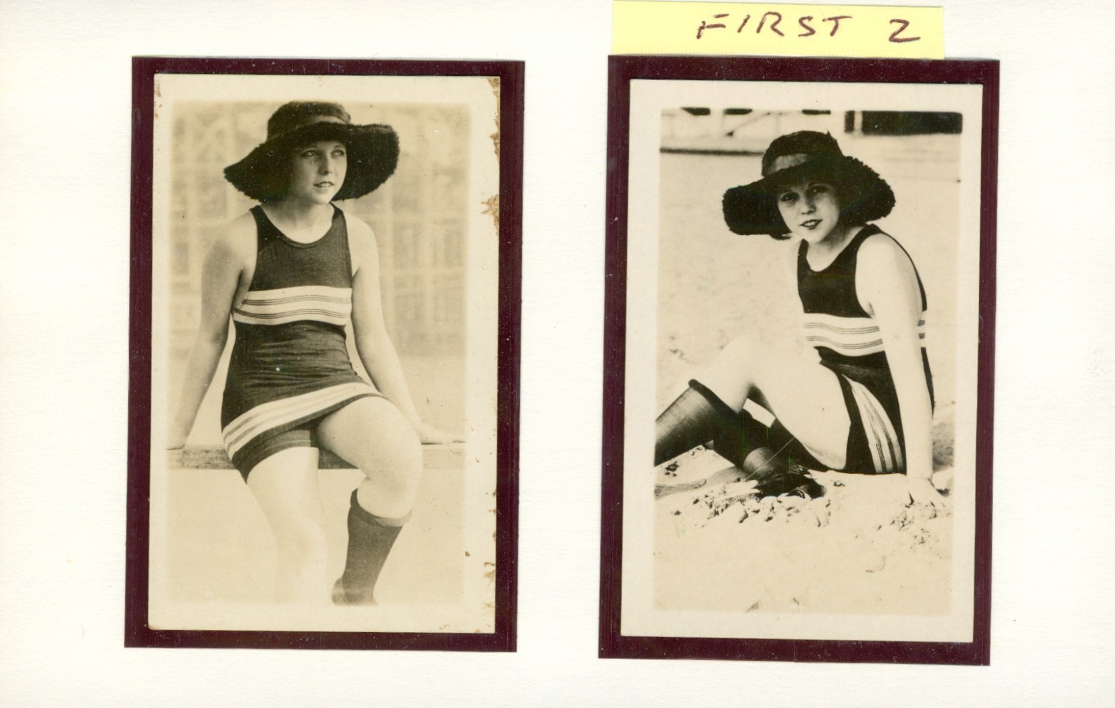 Four Small Bathing Beauty Photos   lot # 57