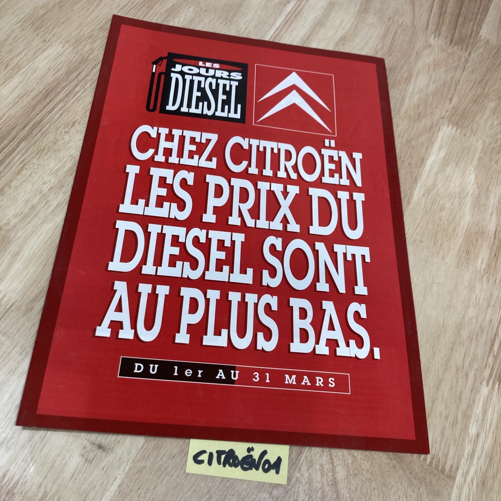 1995 Citroen Diesel AX ZX Xantia Evasion C15 Leaflet Automobile Catalog
