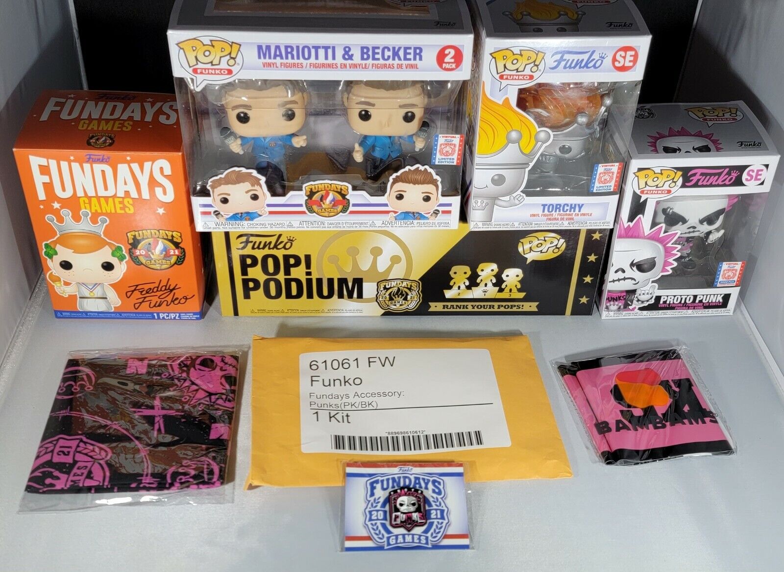 Virtual Fundays 2021 Box of Fun *Proto Punks* - Complete set Limited 5000 Pieces