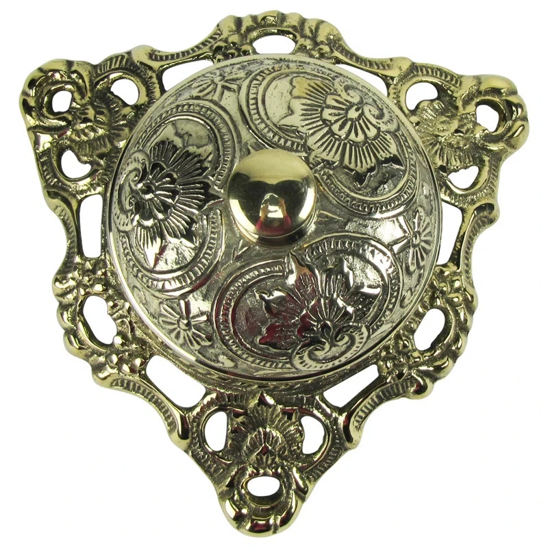Vintage Cinchona Ornate Metal Hotel Desk Service Bell | Antique Gift  Decor