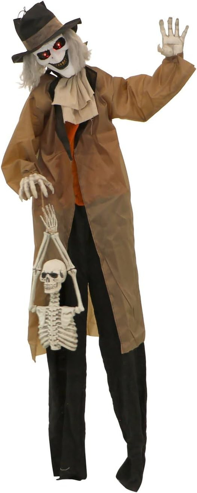 5.25-Ft. Standing Gravekeeper Animatronic, Indoor or Covered Outdoor Life-Size H 5.25-Ft. Standing Gravekeeper Animatronic, Indoor or Covered Outdoor Life-Size H