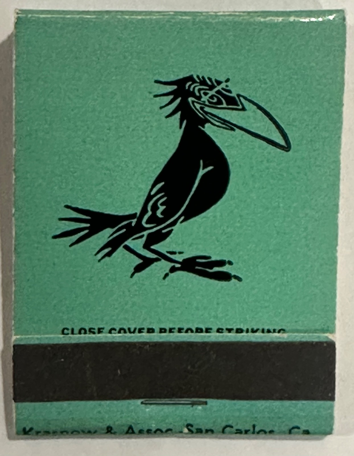 CA Early Bird Gay Bar 1970s Matchbook San Francisco Polk Street LGBTQ Vintage