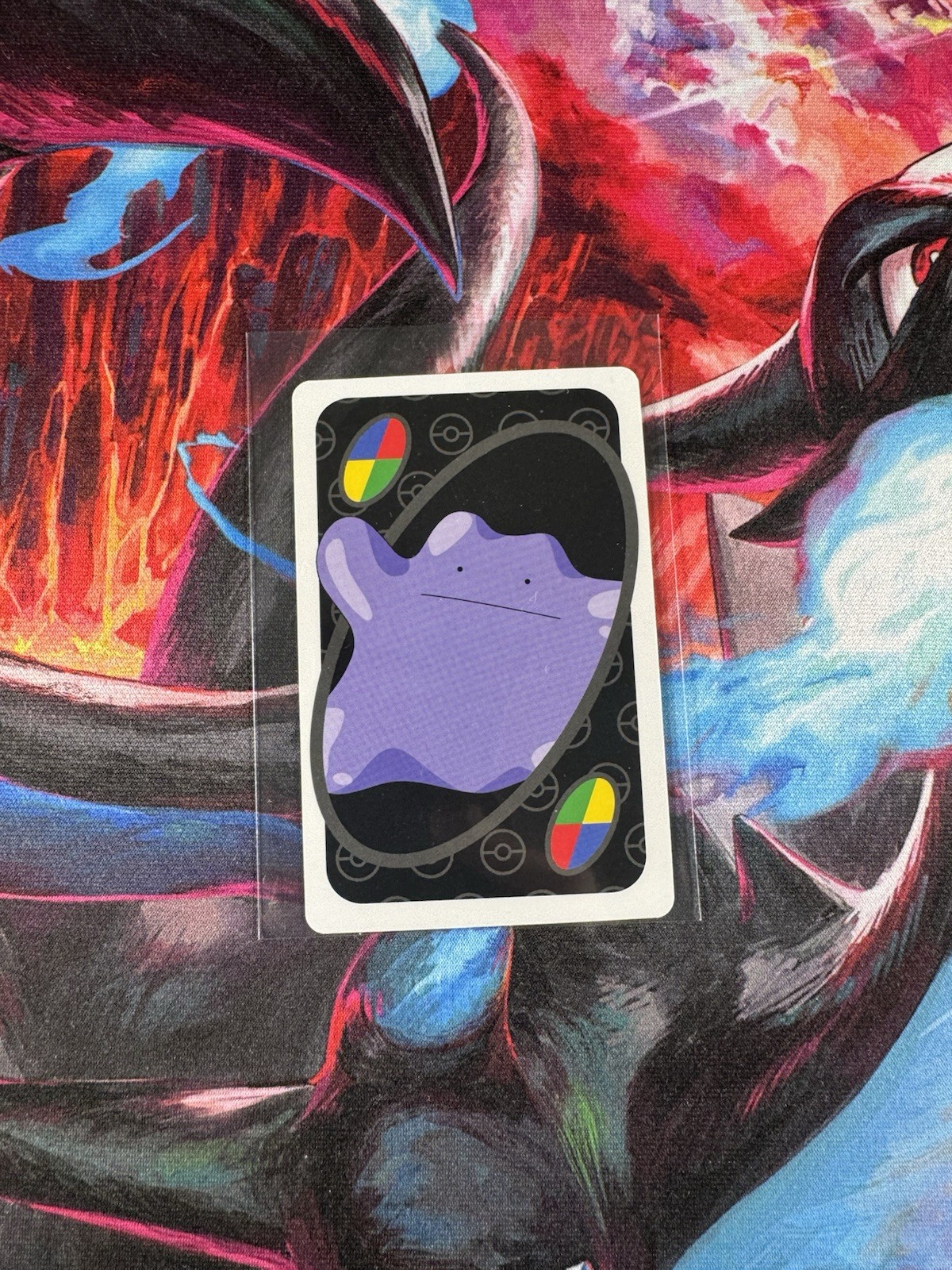 Mattel Pokemon Asia Uno Card - Ditto - Wild Card