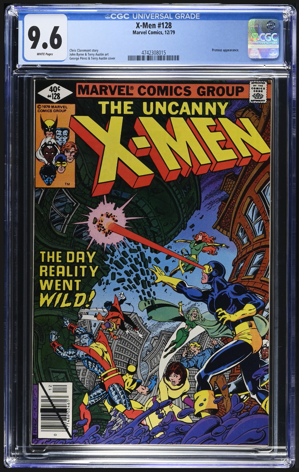 X-MEN #128 - cgc 9.6 - WHITE PAGES - Marvel/1979