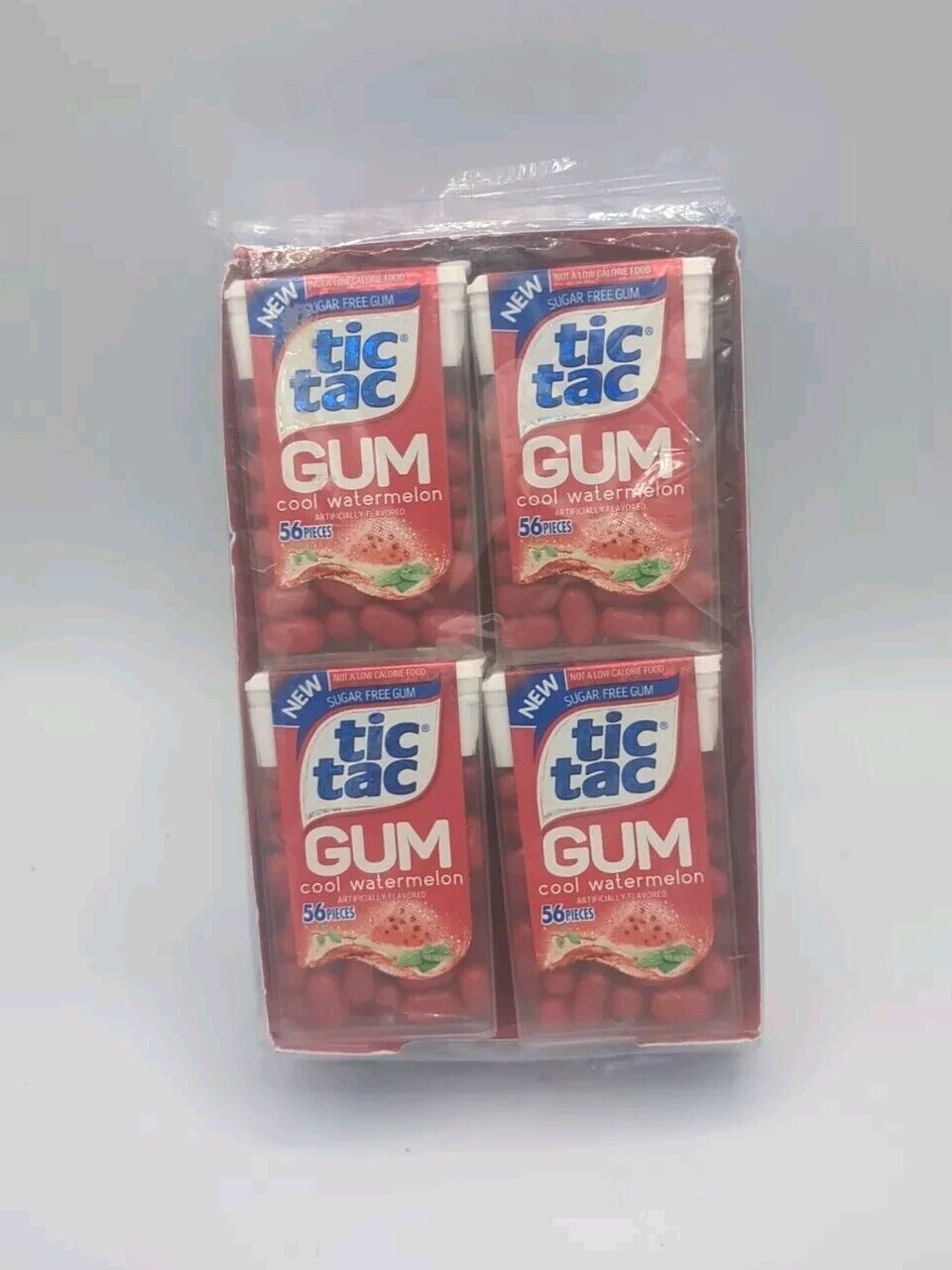 Tic Tac Sugar Free Watermelon Gum - 12 packs - collectible 2019 AS-IS