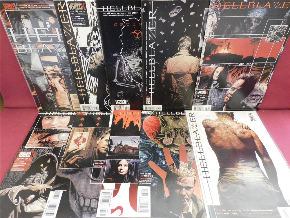 HELLBLAZER 181 182 183 184 185 186 187 188 189 190 VERTIGO COMIC RUN 2003 VF/NM HELLBLAZER 181 182 183 184 185 186 187 188 189 190 VERTIGO COMIC RUN 2003 VF/NM