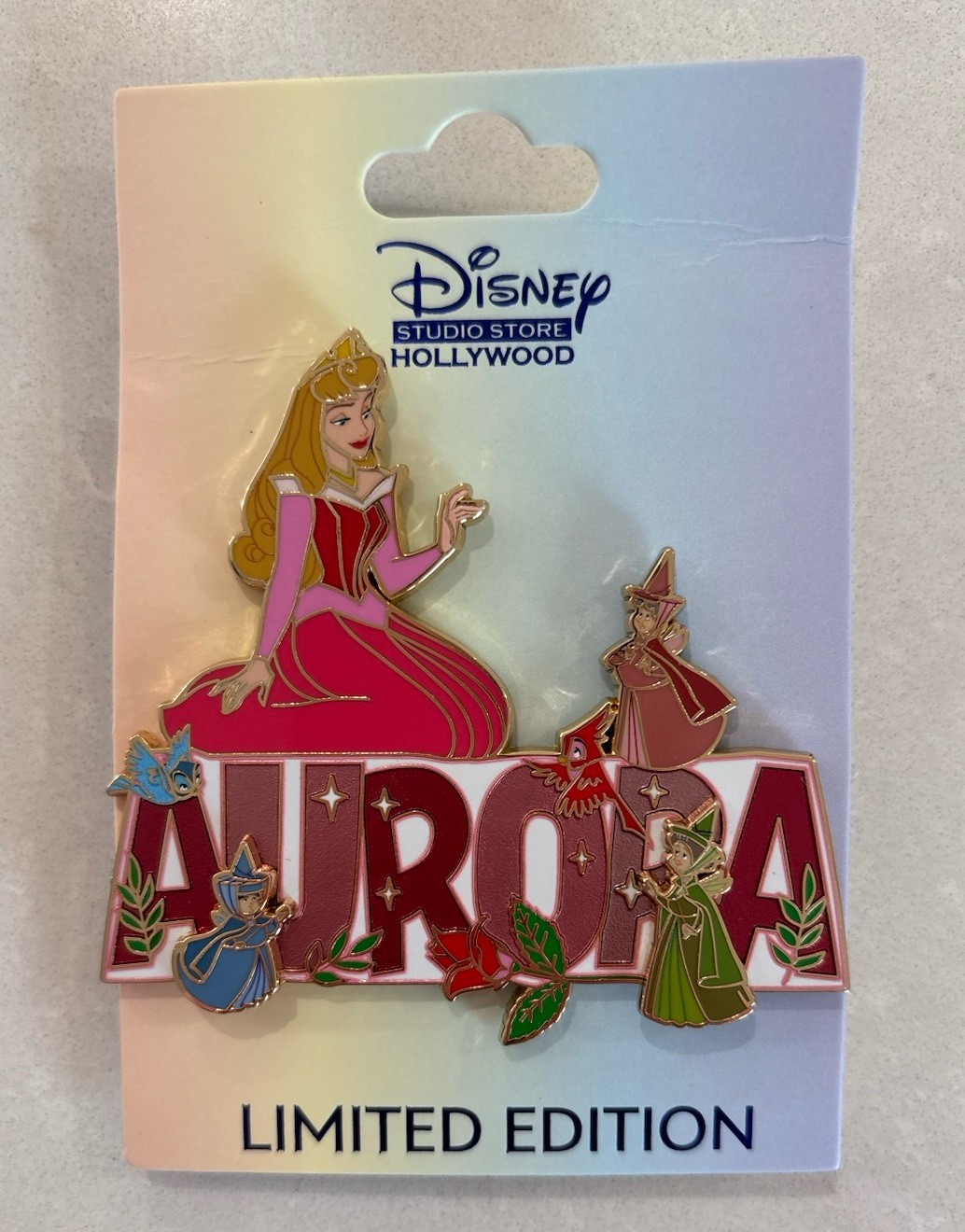 D23 DSSH Disney Princess Aurora It’s All in a Name Limited Edition 400 Pin
