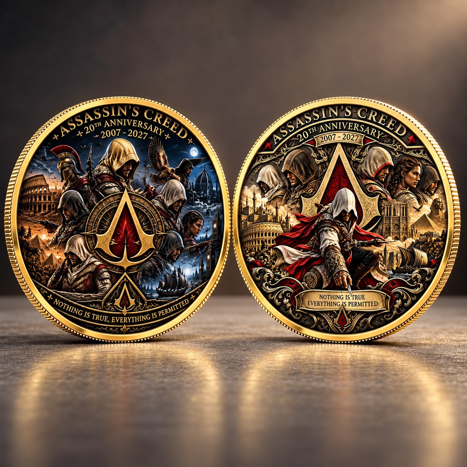 Assassin’s Creed 20th Anniversary 2027 Commemorative Coin Assassin’s Creed 20th Anniversary 2027 Commemorative Coin