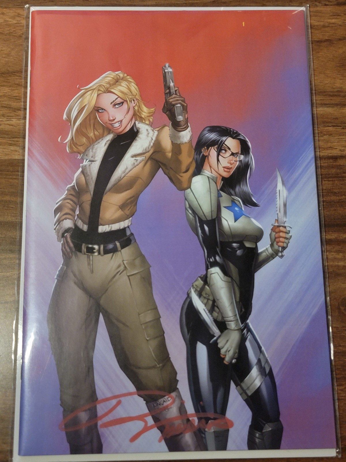 G.I. Joe #1 - Ryan Kincaid - Signed w/COA Virgin Variant