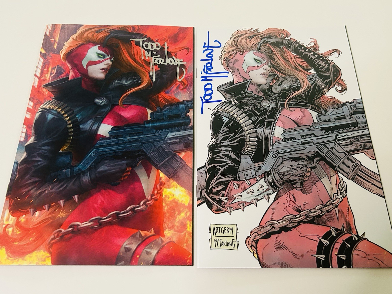 SHE SPAWN Todd McFarlane & Artgerm SDCC 2026 SIGNED By Todd Comes W/ Top Loader