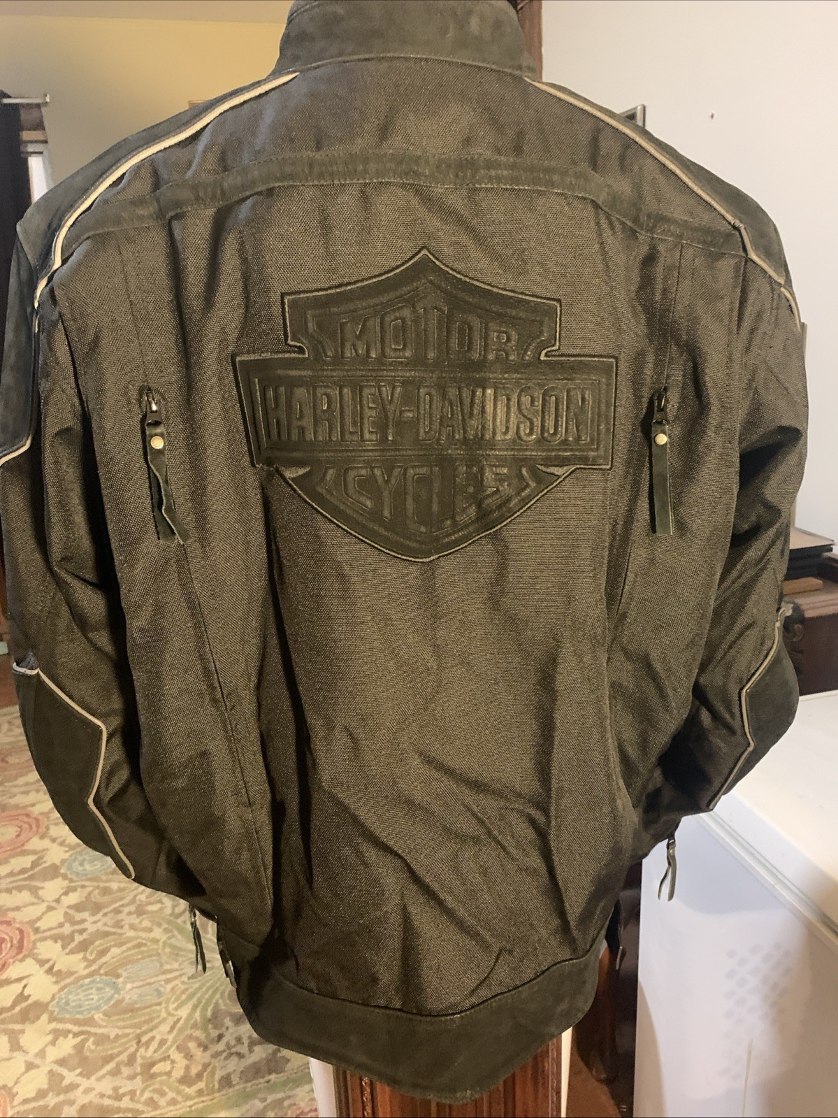 Harley-Davidson Men\'s Triple Trip Textile Leather Riding Jacket 3XL 97226-09VM