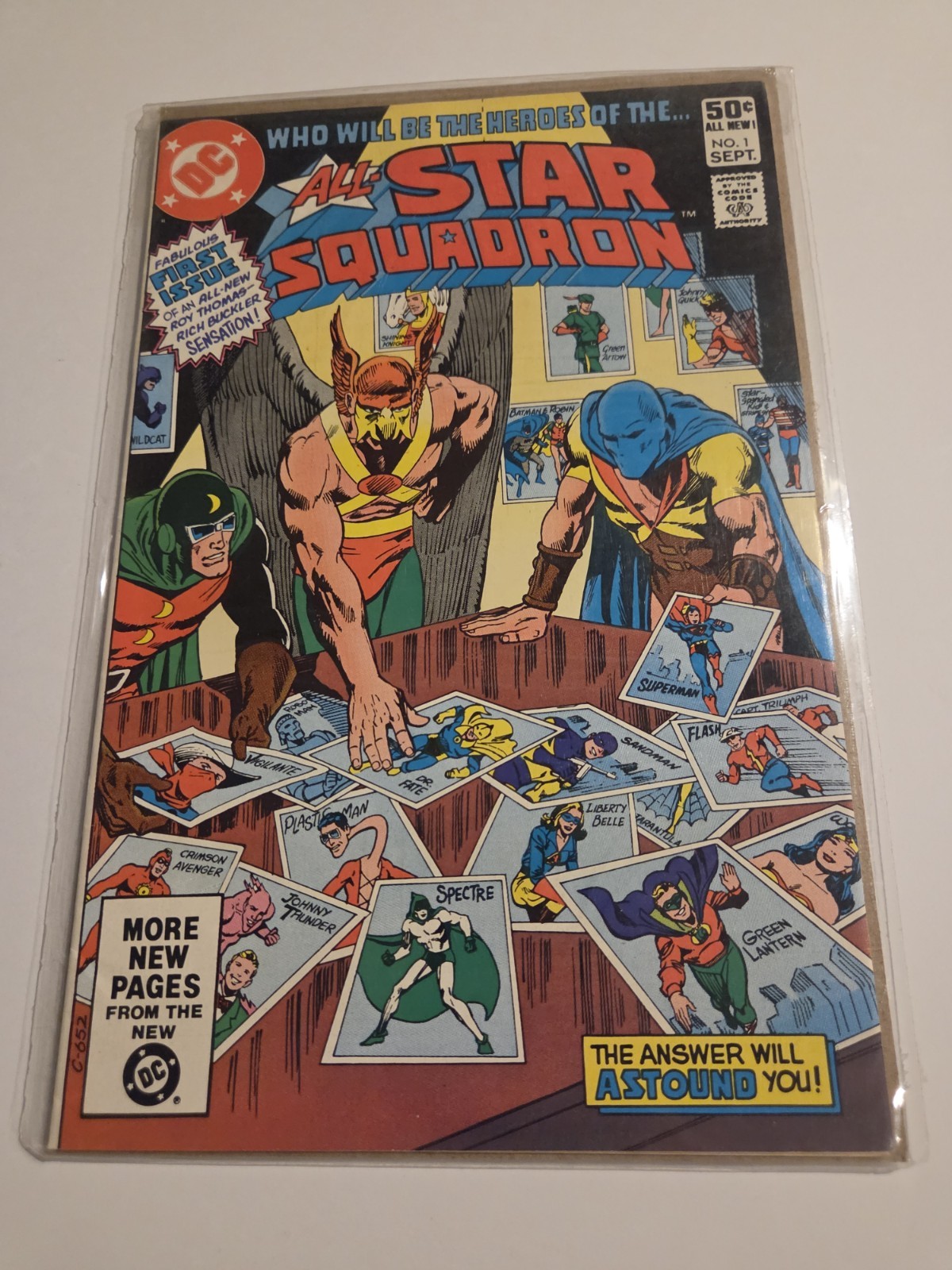All-Star Squadron #1 (DC Comics September 1981) Hawkman 