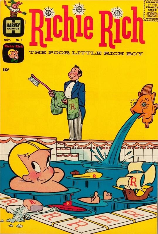 Richie Rich #1 Photocopy Comic Book Richie Rich #1 Photocopy Comic Book