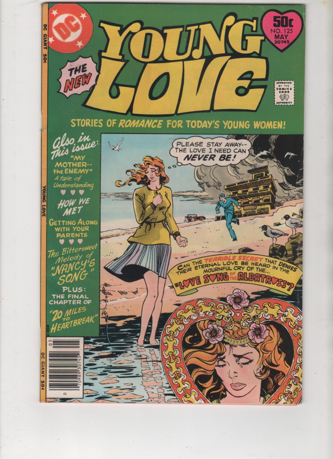 Young Love #125, Walt Simonson Cover, VG+ 4.5, 1st Print, 1977, See Scans