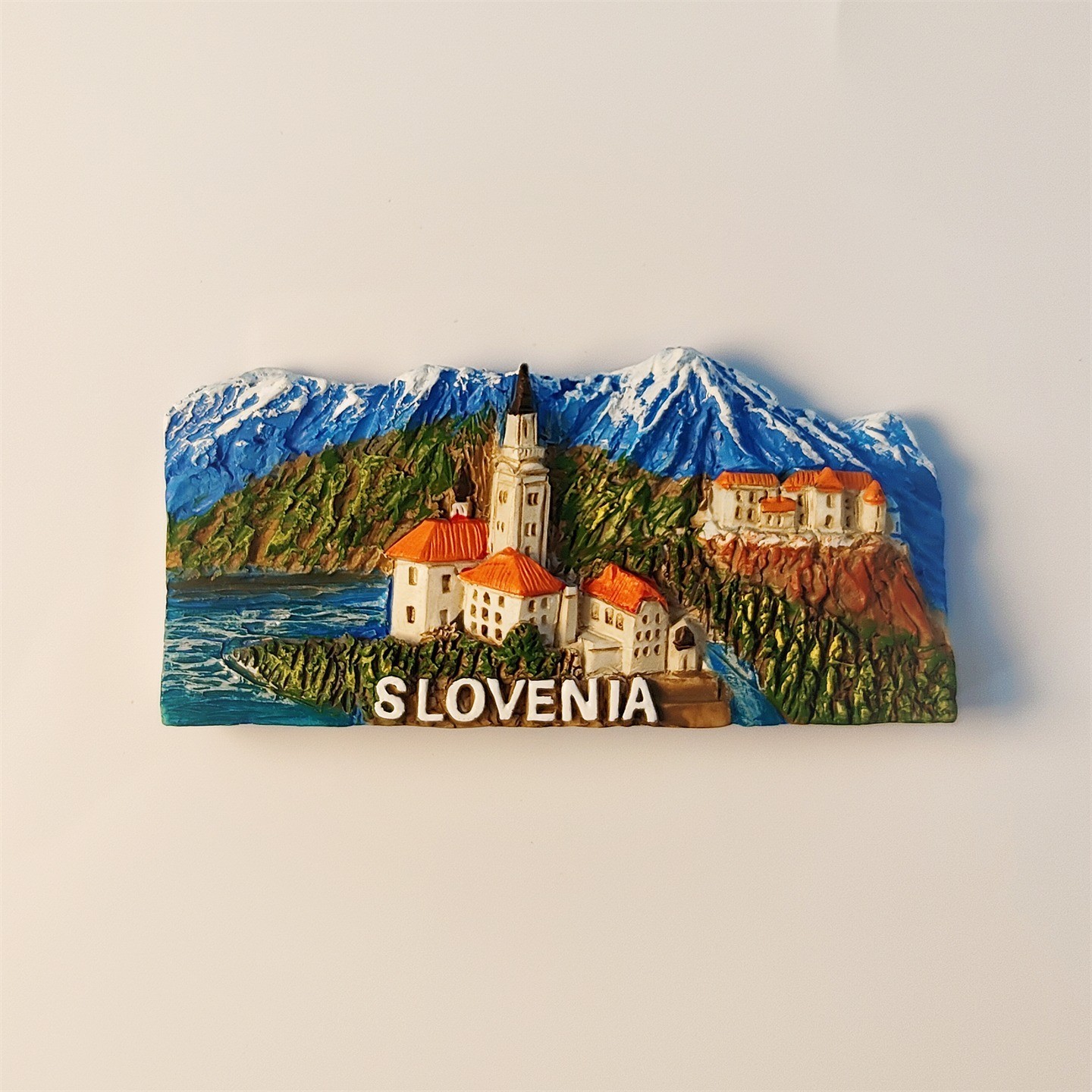 Slovenia Lake Bled Collectible Tourist Souvenir 3D Resin IDEA Fridge Magnet Gift