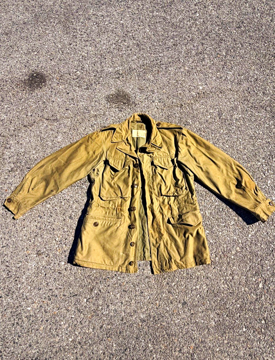 WWII US Army M-1943 Field Jacket Olive Drab Original Militaria